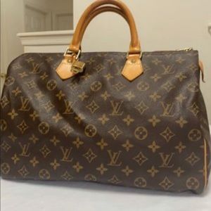Speedy 35 Monogram Canvas Satchel